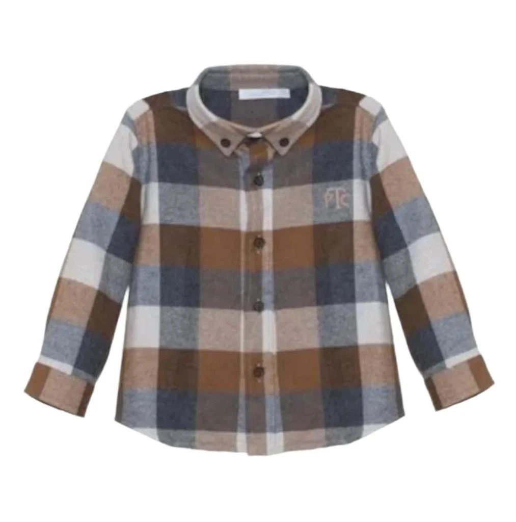Patachou Boy's Woven Shirt In Multi 1