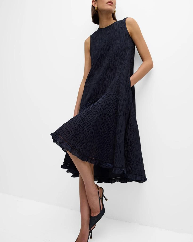 ADEAM Sera Crinkle High-Low Dress 7