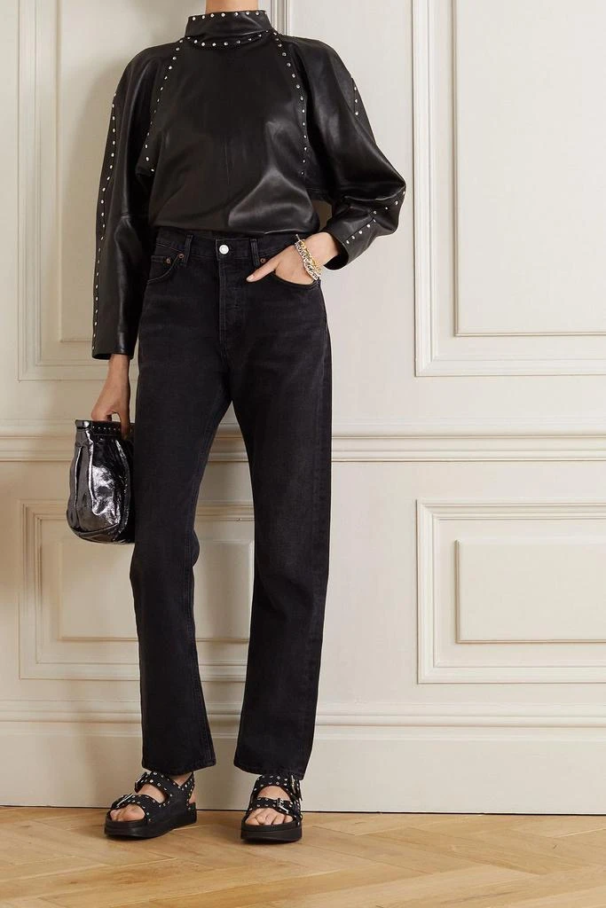 Isabel Marant Studded leather top 2