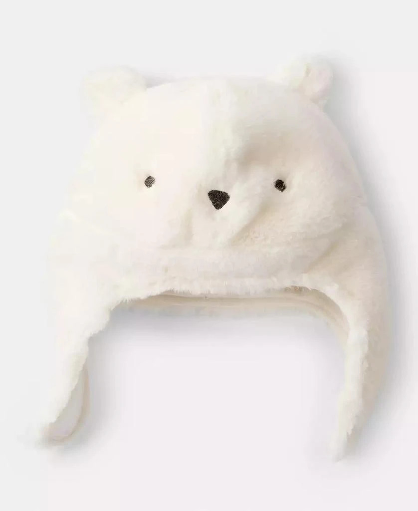 Carter's Baby Boys or Baby Girls Polar Bear Winter Trapper Hat 1