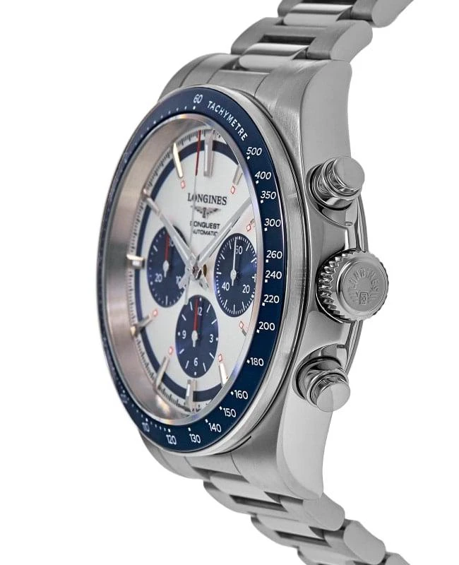 Longines Longines Conquest Automatic Chronograph Silver Dial Steel Men's Watch L3.835.4.98.6 3