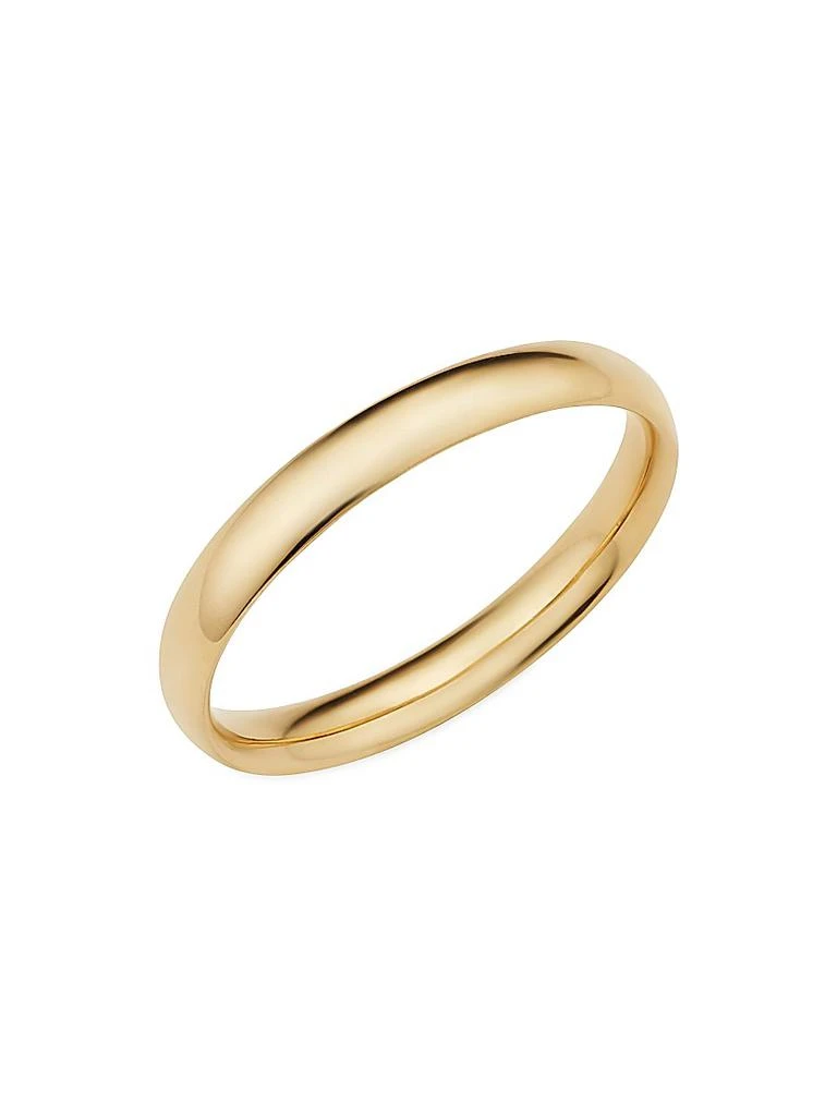 Oradina 14K Yellow Gold Forever Band Ring 1
