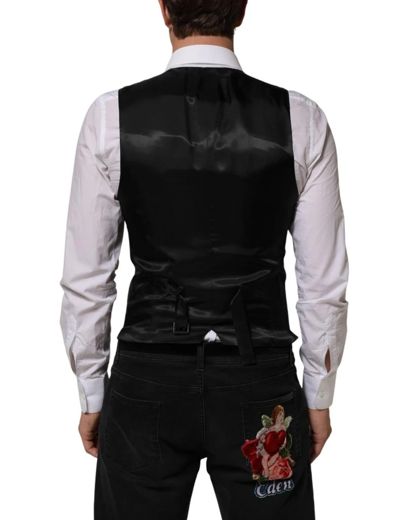 Dolce 
Gabbana Wool Men Dress Formal Waistcoat Men
s Vest 3
