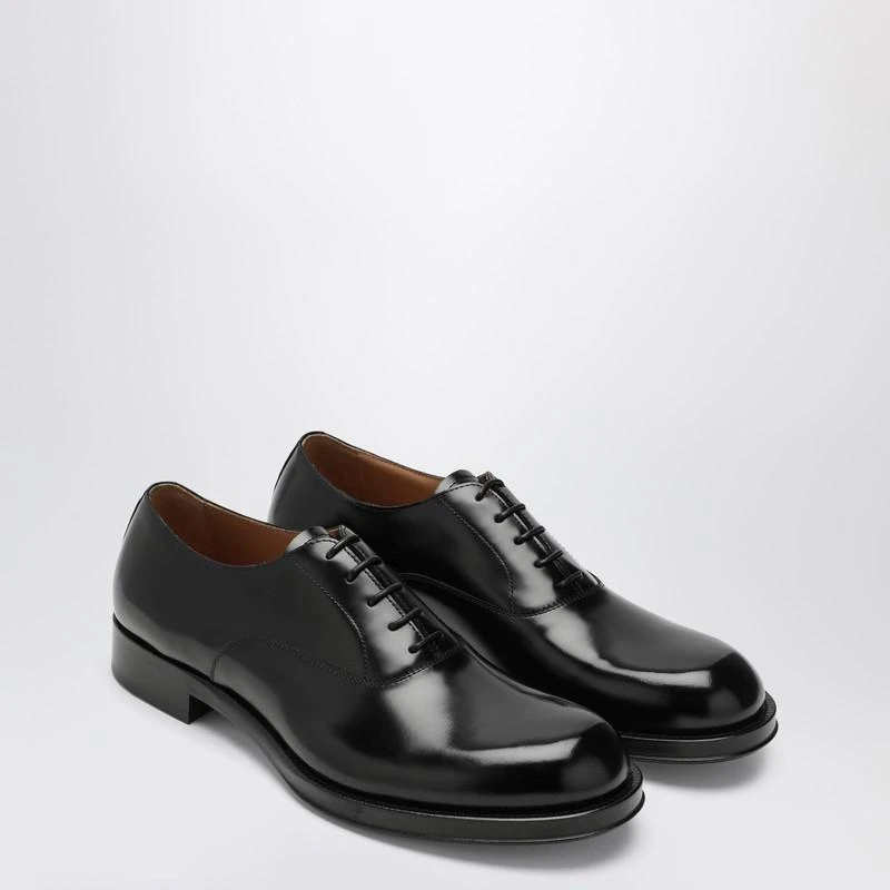 Dries Van Noten Black lace-up shoes in leather 2
