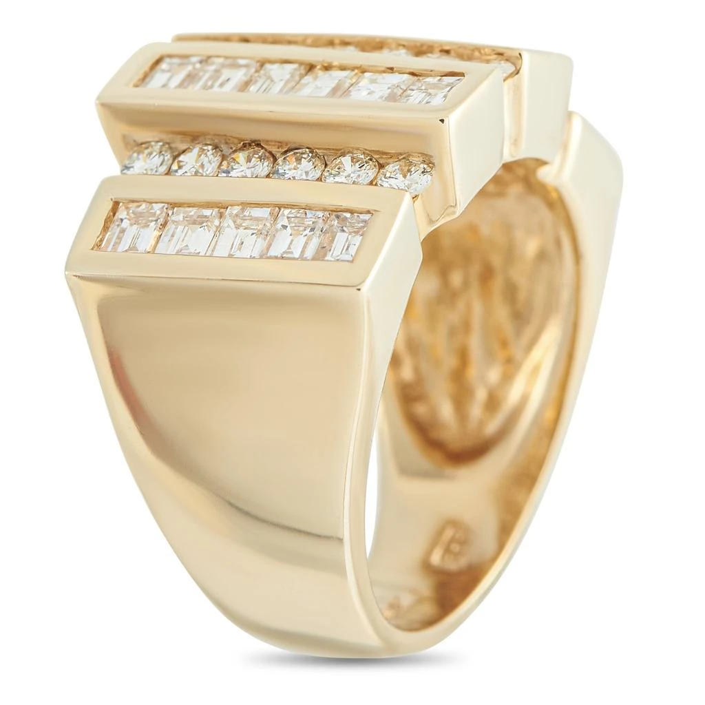 LB Exclusive 14K Yellow Gold 1.97ct Diamond Ring  MF06-011926 2