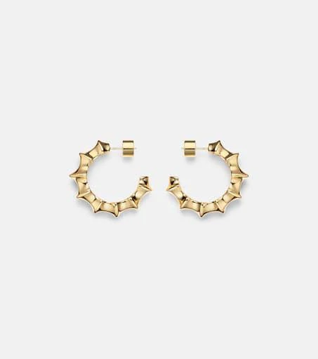 Jennifer Fisher Murphy Mini gold-plated hoop earrings 4
