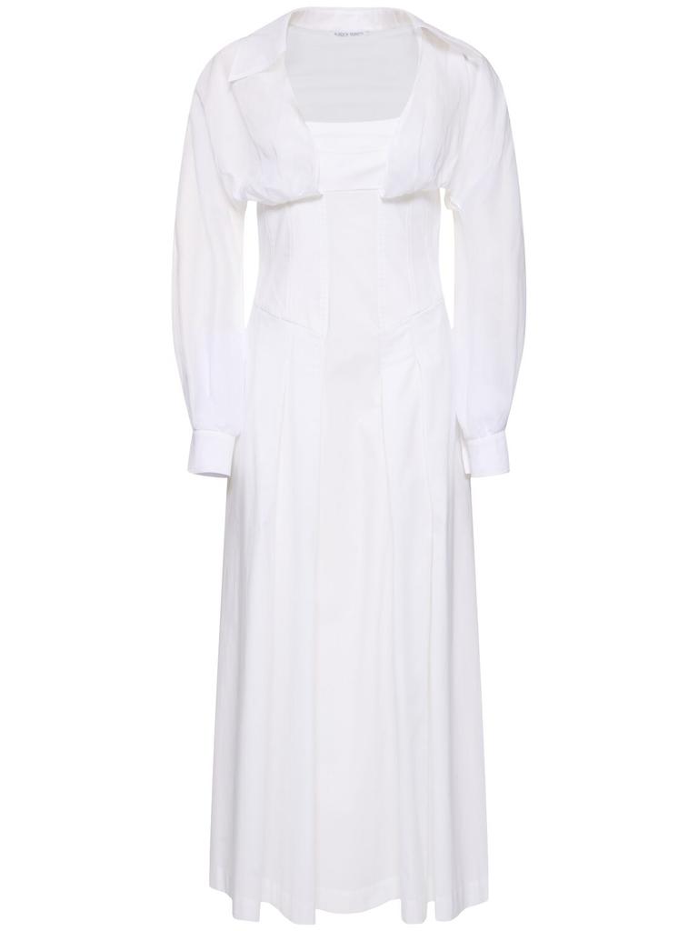 ワンピース A FERRETTI Sangallo dress White A04461639 LONG WHITE SANGALLO MANDALA DRESS