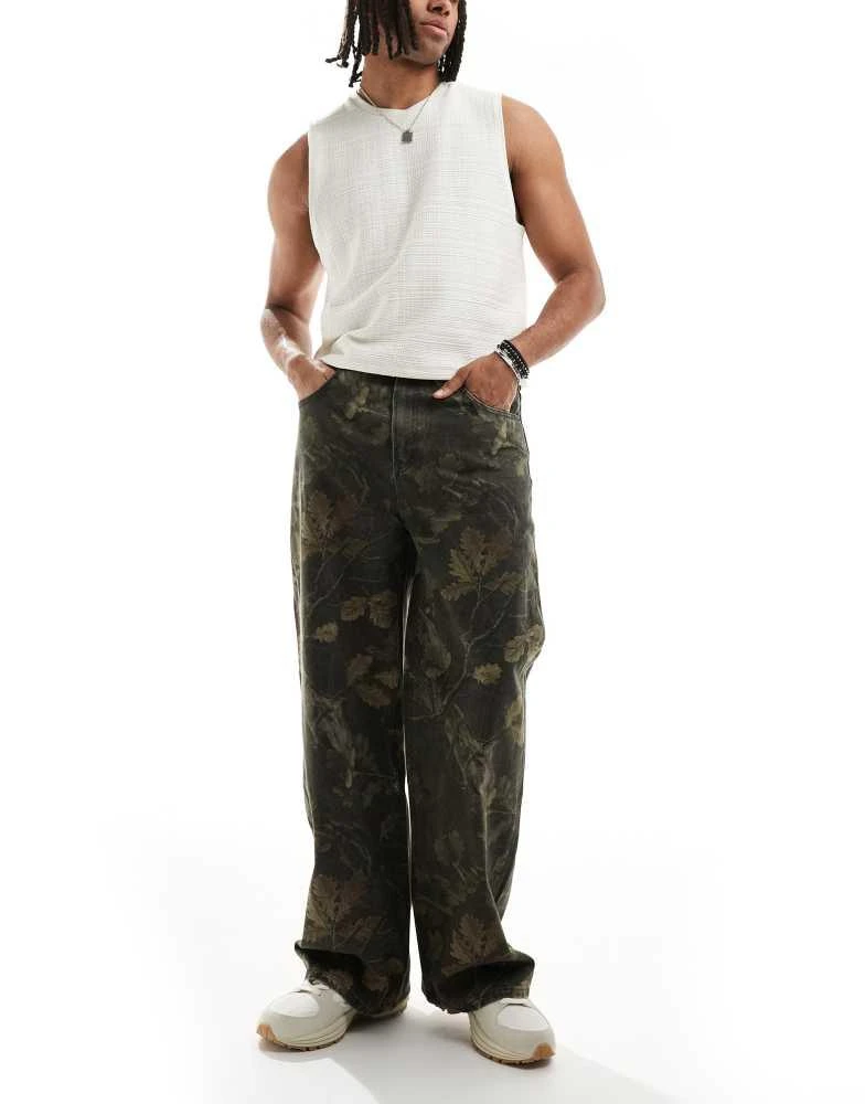 Cotton:On Cotton:On Super baggy jean in camo print 1