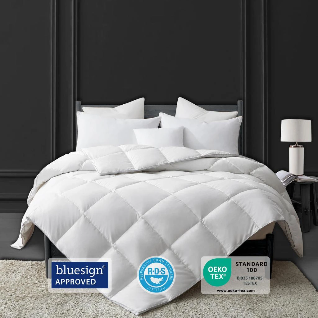 Puredown Year Round Down Feather Blend Comforter Duvet Gusset Soft Cover 2