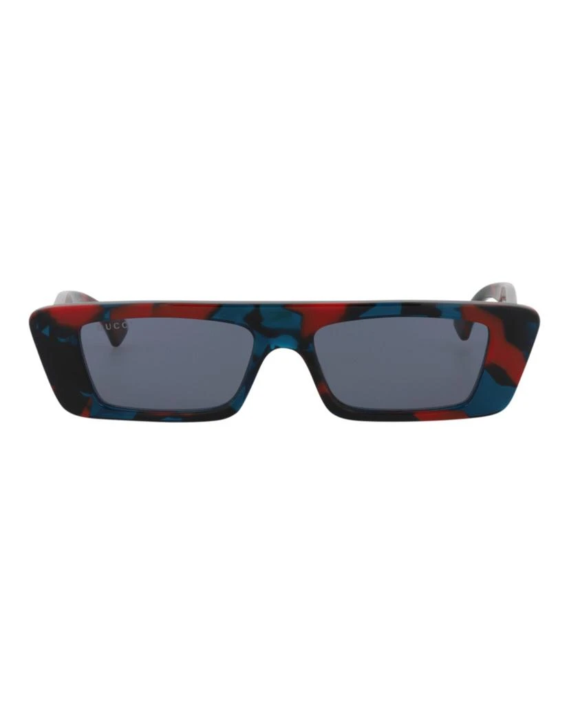 Shop Square-Frame Recycled Acetate Sunglasses on Sale at  display picture 3