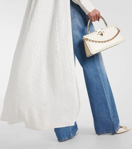 Valentino Toile Iconographe tie-neck silk blouse 6