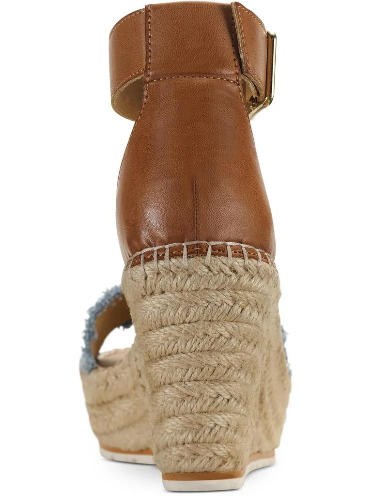 Sun + Stone Sammi  Womens Covered Wedge Ankle Strap Espadrilles 5