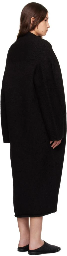 LAUREN MANOOGIAN Black Long Shawl Cardigan 3