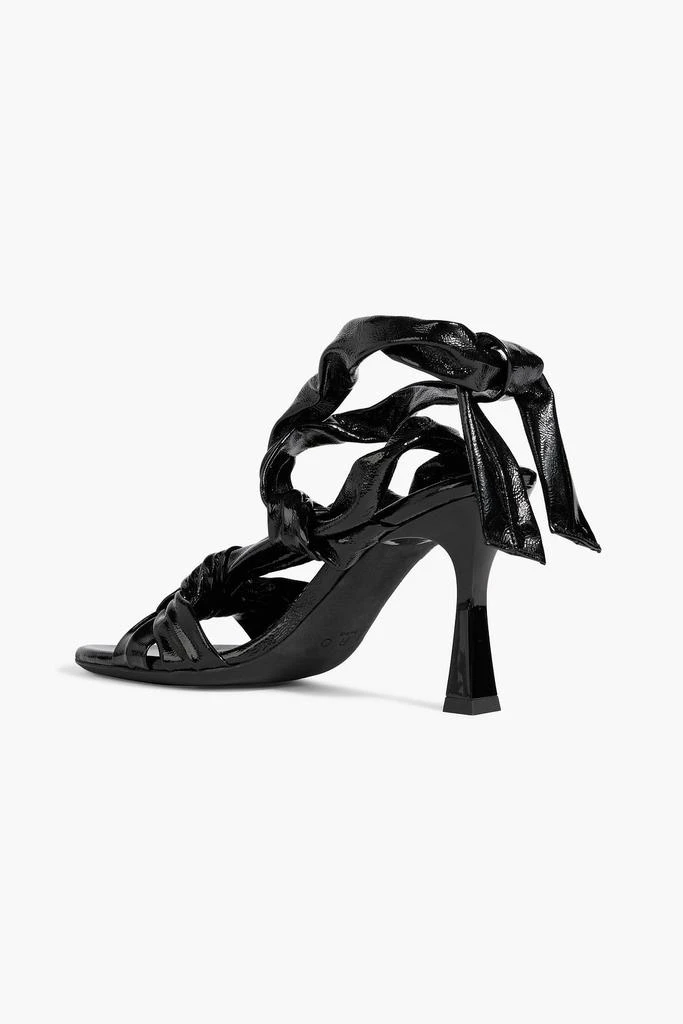 IRO Dydleen textured patent-leather sandals 3