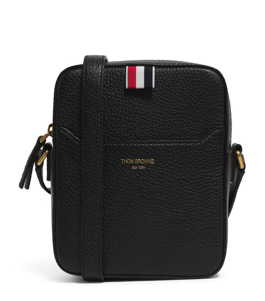 THOM BROWNE (正規品/関税送料込み) Vertical camera bag Pebble Grain Leather Vertical Camera Bag | Thom Browne
