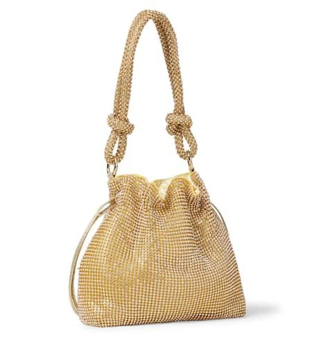 MONNALISA Rhinestone-embellished bucket bag 3