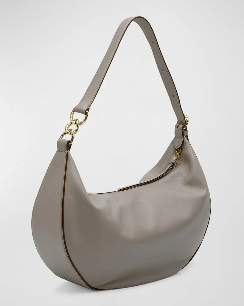 Ulla Johnson Twyla Large Calf Leather Hobo Bag 6