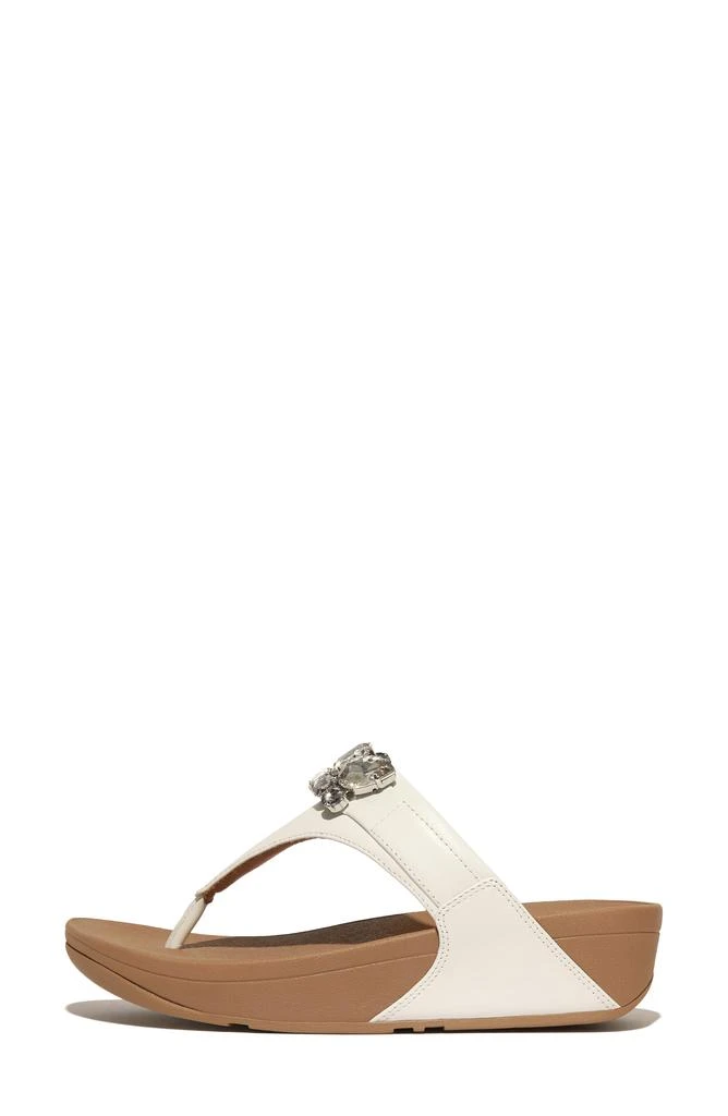 FitFlop Lulu Jewel Deluxe Leather Wedge Sandal 5