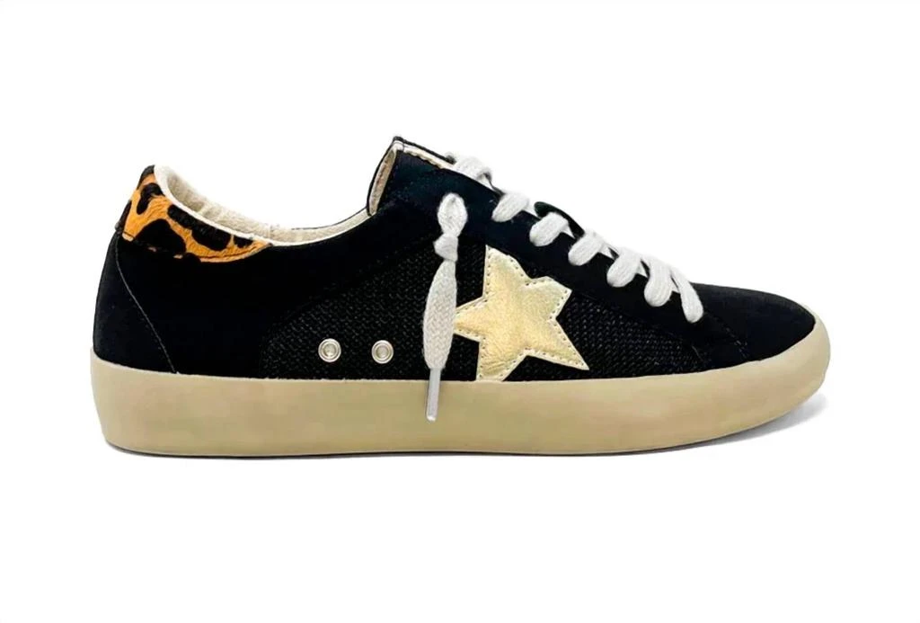 SHU SHOP Women's Paula Mesh Sneakers In Black Leopard 1