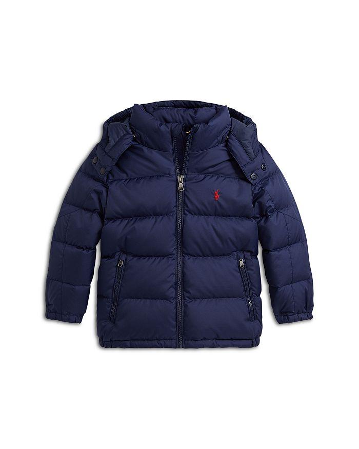 Ralph Lauren Boys' Ripstop Down Hooded Jacket - Big Kid