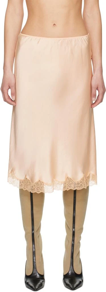 The Row Pink Irene Midi Skirt 1