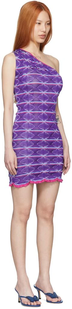 Gimaguas SSENSE Exclusive Purple Mini Dress 2