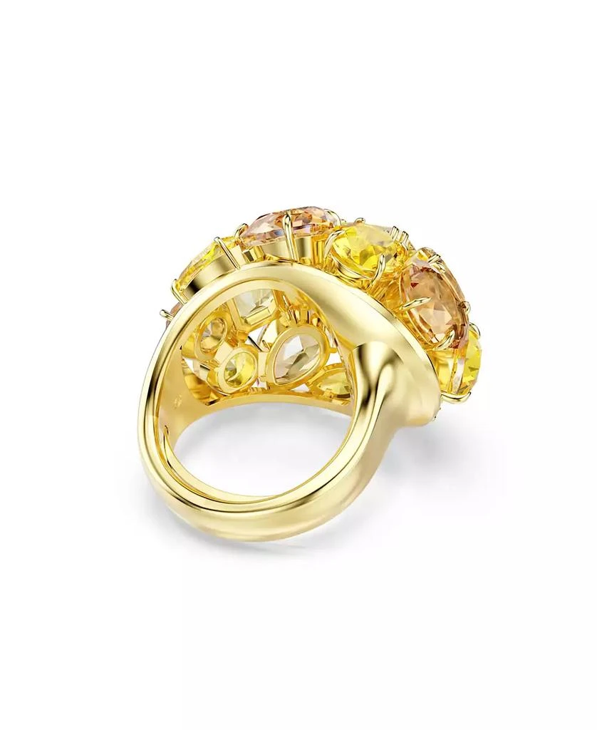 Swarovski Gema Yellow Gold-Tone Plated Cocktail Ring 4