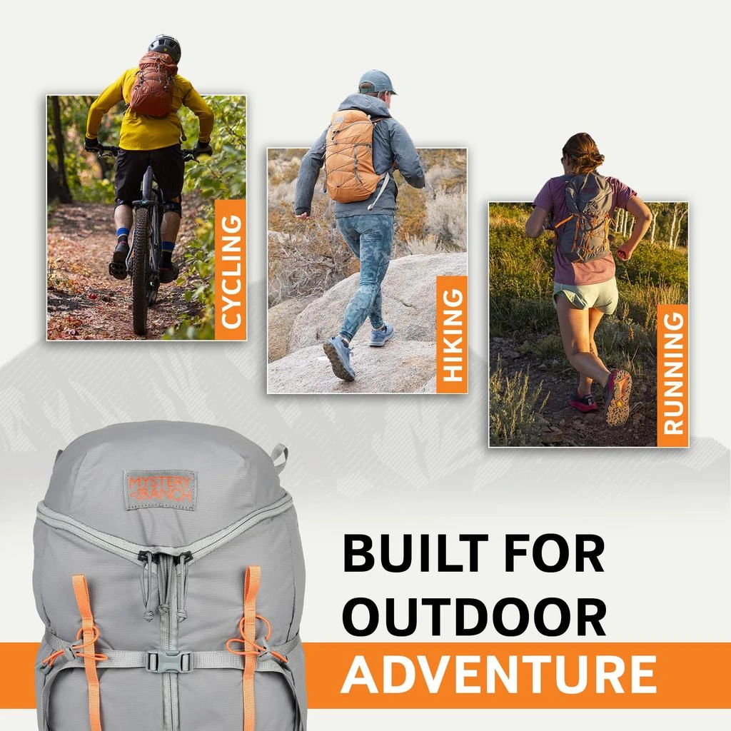 Mystery Ranch Mystery Ranch Gallagator 20 Backpack – Weather Resistant Travel Bag with Sternum Strap – Gravel, 20L, S/M 5