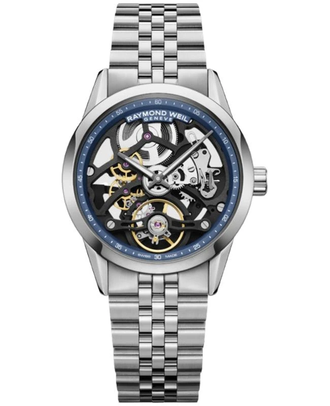Raymond Weil Raymond Weil Freelancer Automatic Skeleton Dial Steel Men's Watch 2783-ST-50000 1
