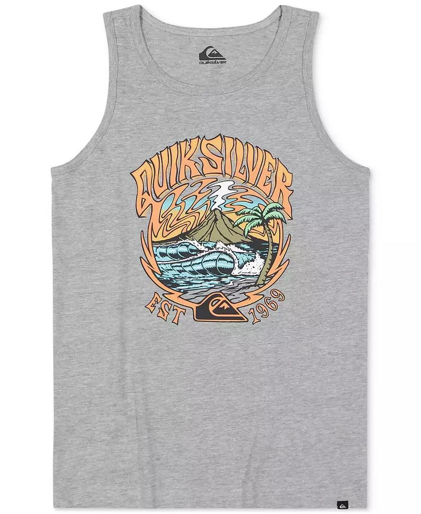 Quiksilver Big Boys Grateful Wave Graphic Cotton Tank Top 1