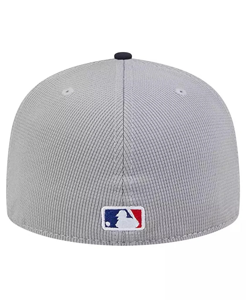 New Era Men's Gray Boston Red Sox Pivot Mesh 59FIFTY Fitted Hat 4