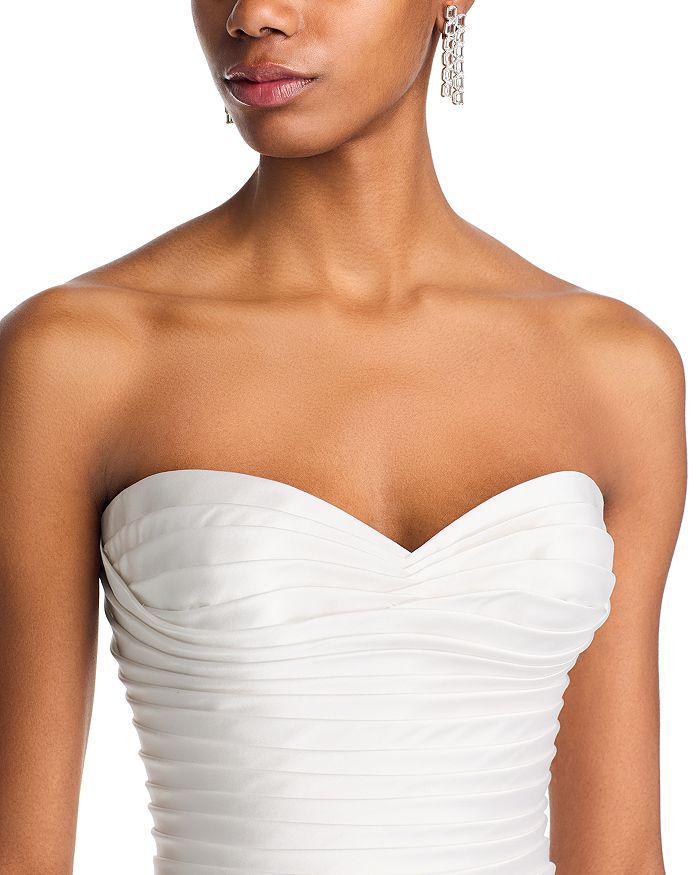 Sergio Hudson Duchess Satin Column Dress