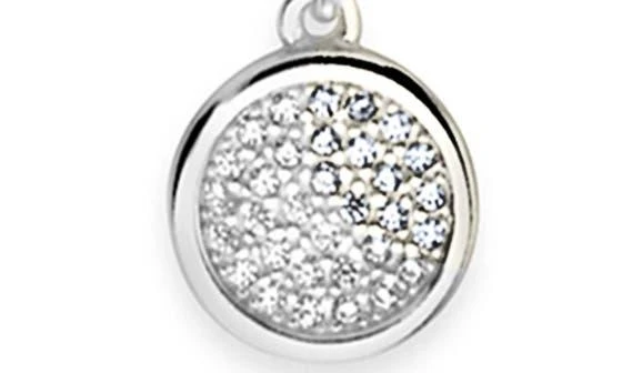 Sterling Forever Amy Pavé Cubic Zirconia Pendant Layered Necklace 4