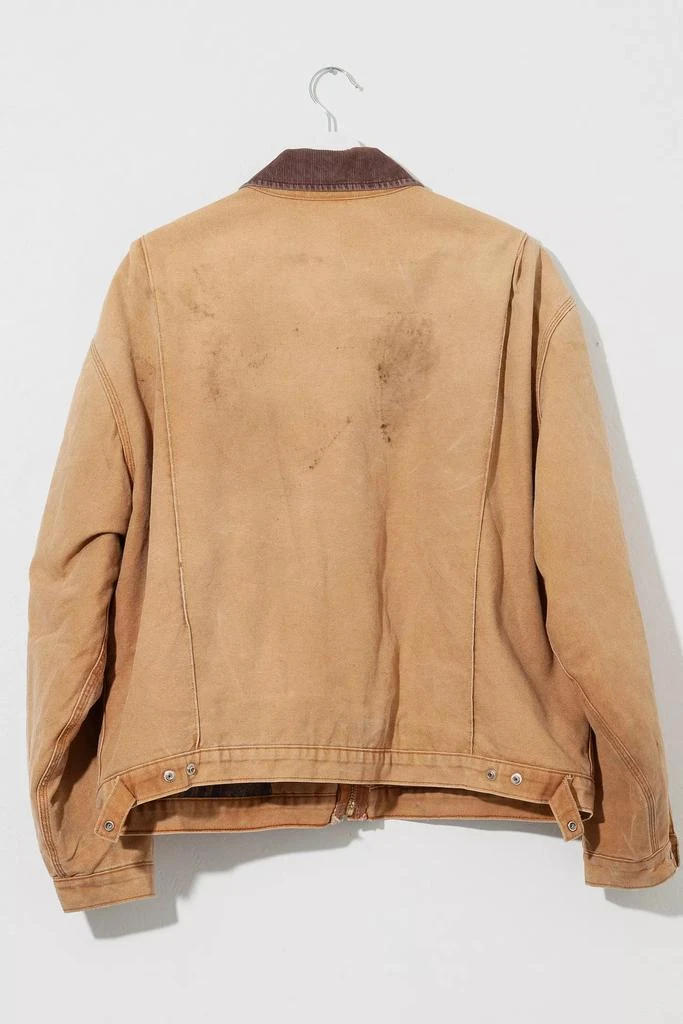 DICKIES Vintage Y2K Distressed Dickies Brown Canvas Work Jacket 3