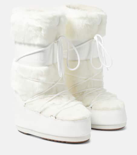 Moon Boot Icon faux fur-trimmed snow boots