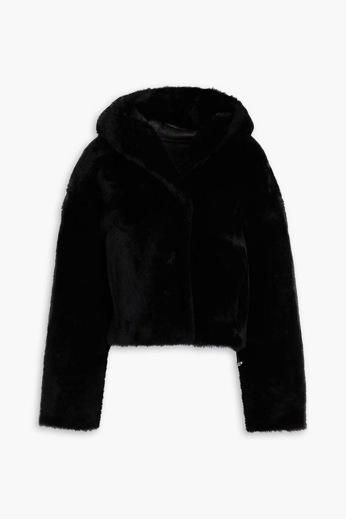 Yves Salomon Shearling hooded jacket