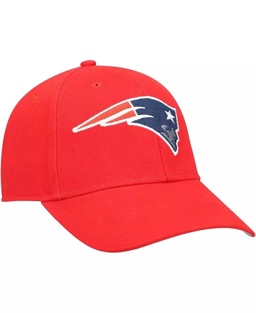 47 Brand Boys Red New England Patriots Basic Secondary MVP Adjustable Hat 3