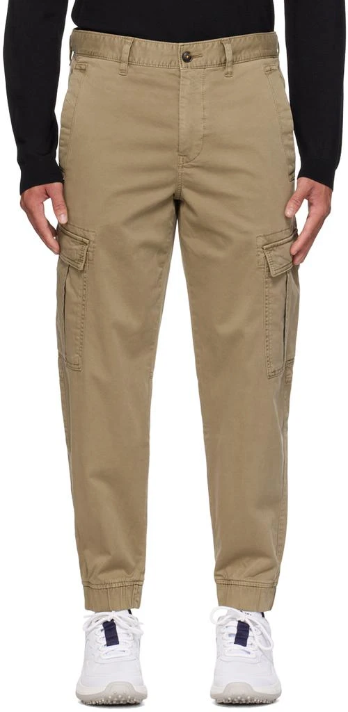 Hugo Boss Green Regular Fit Cargo Pants 1
