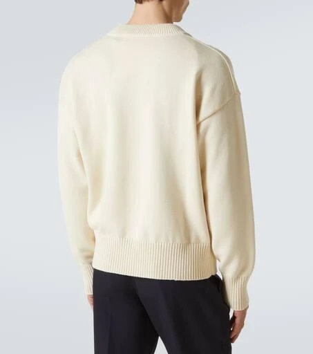 AMI Cotton and wool cardigan 4