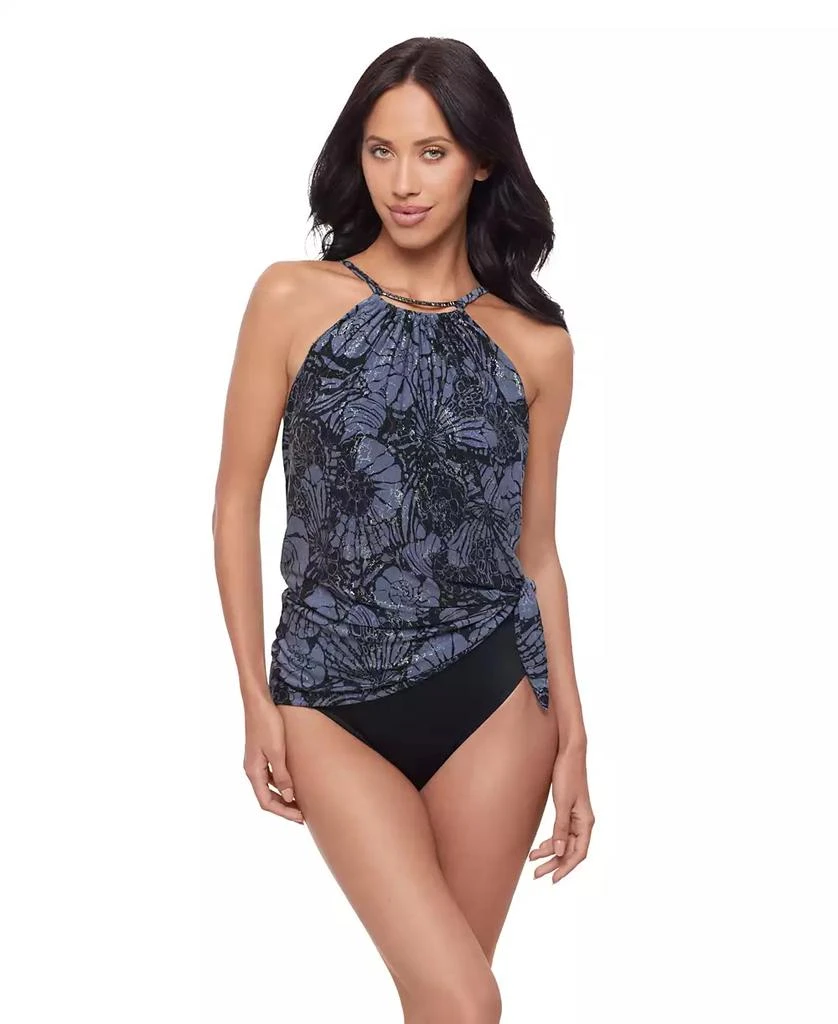 Magicsuit Women's Parker One Piece in Shell Beach in Black/Multi, Size 16 Magicsuit Women's Parker One Piece in Shell Beach in Black/Multi, Size 16