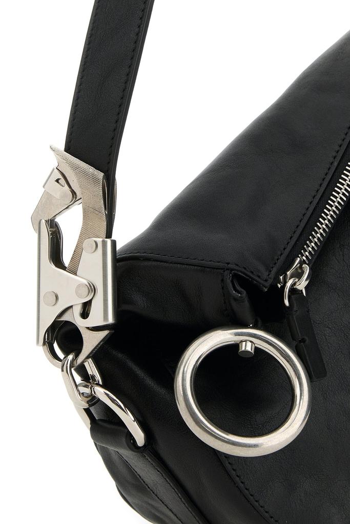 Shop Black leather Knight small shoulder bag on Sale at