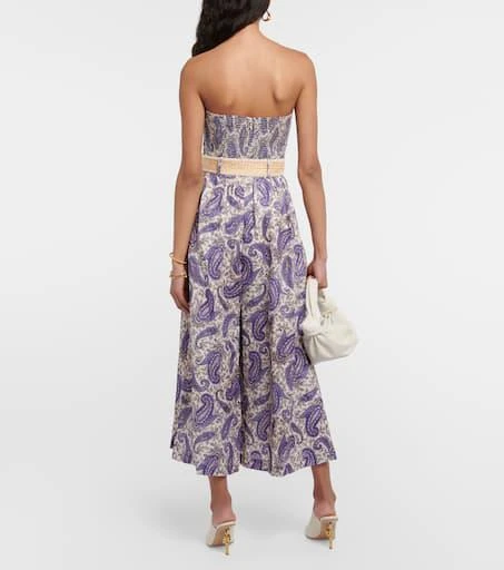 Zimmermann Devi strapless linen jumpsuit 3