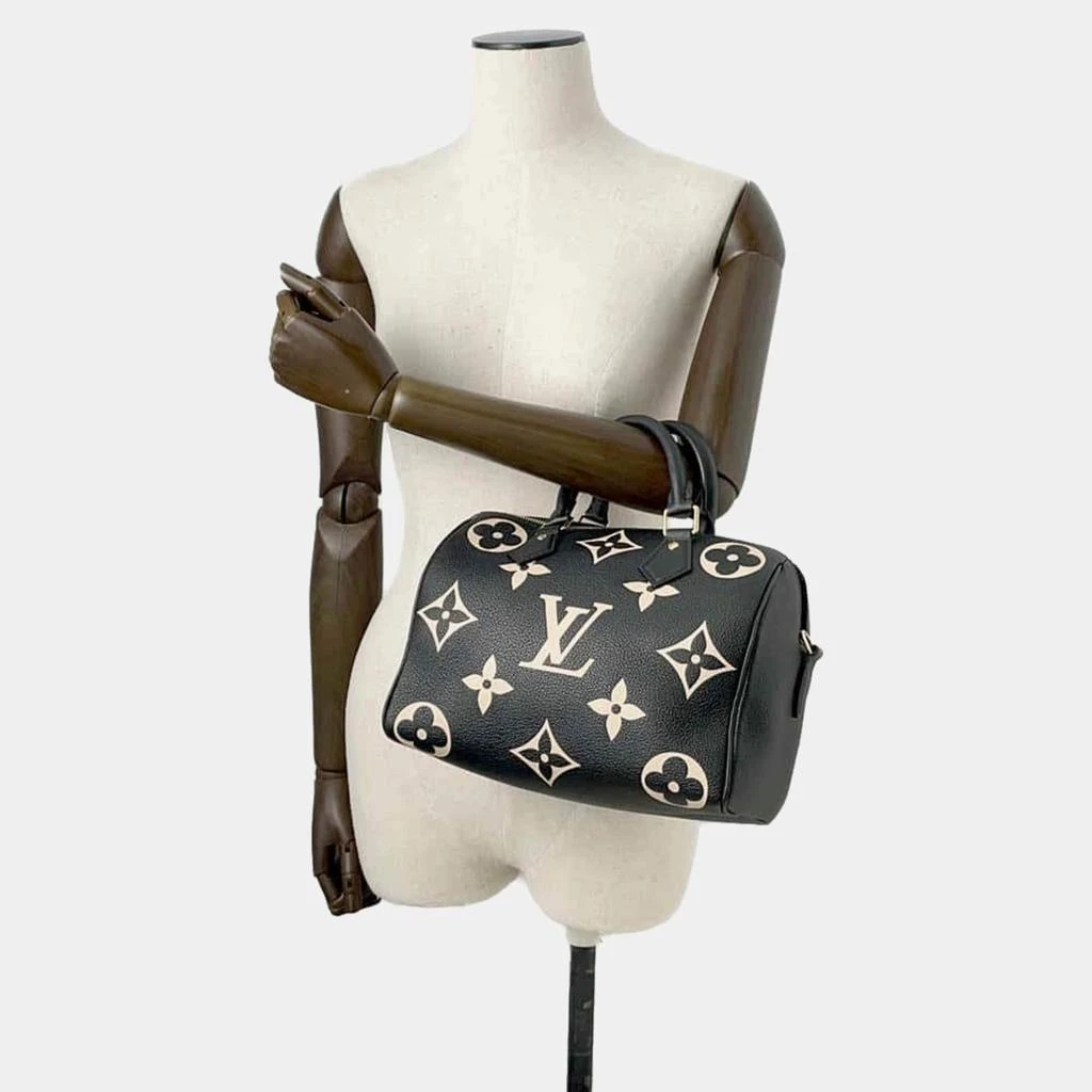 Louis Vuitton Louis Vuitton Red Bicolor Monogram Empreinte Leather Speedy Bandouliere bag Size 25 3