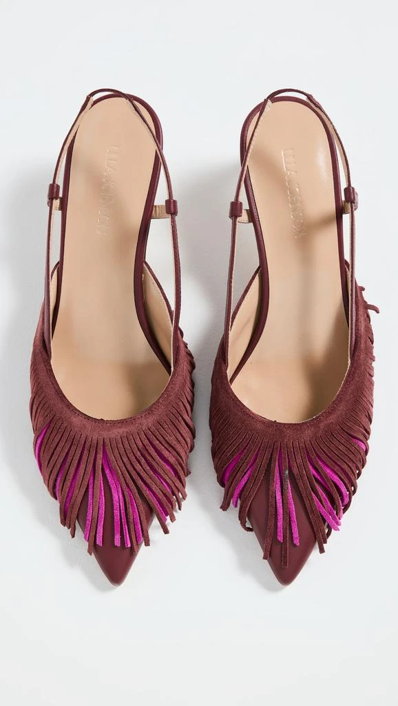 Ulla Johnson Fringe Kitten Heels 4