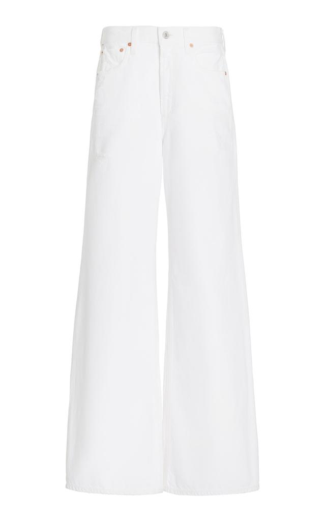 Citizens of Humanity Citizens of Humanity - Paloma Rigid High-Rise Baggy Jeans - White - 31 - Moda Operandi