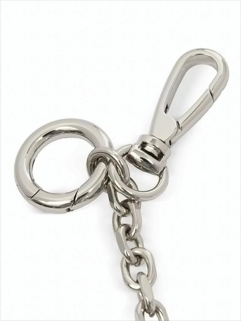 MAISON MARGIELA Rectangular Calf Leather Keychain Wallet 4