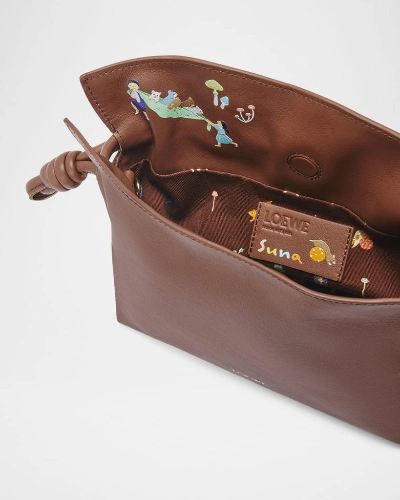 Loewe x Suna Fujita Flamenco Mini Hamster Clutch Bag in Leather 3