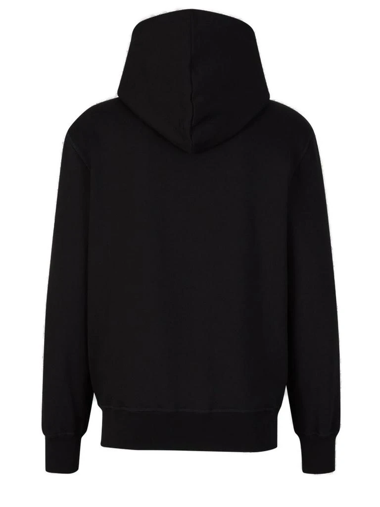 Alexander McQueen Alexander McQueen Logo Printed Drawstring Hoodie 2