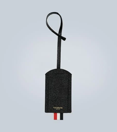 Thom Browne Leather luggage tag 1