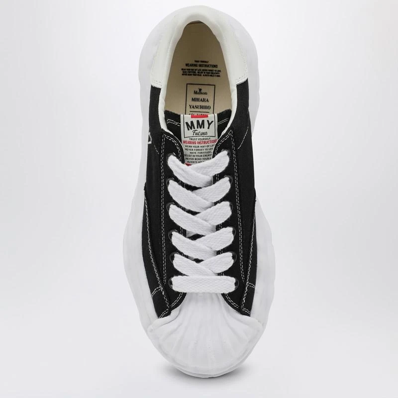Maison MIHARA YASUHIRO Black canvas Blakey low-top sneakers 4